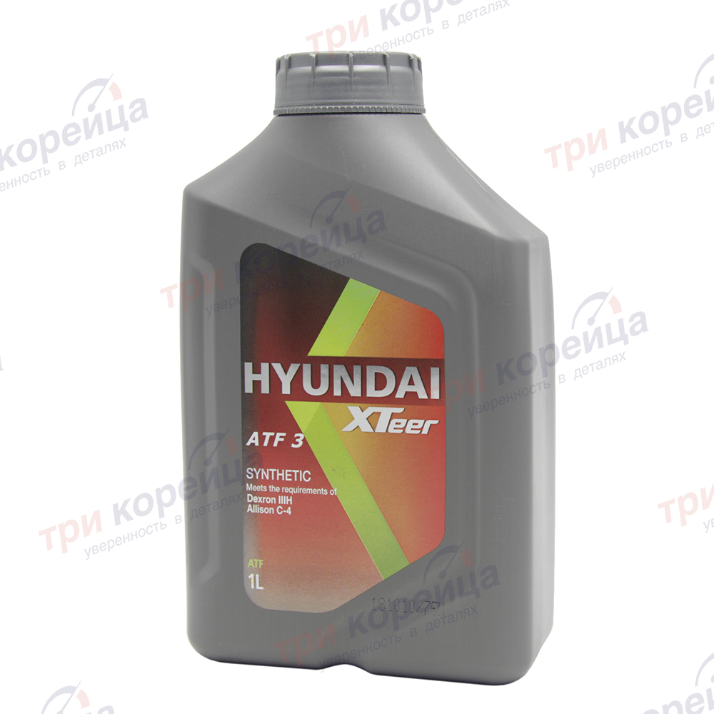 Жидкость гидравлическая (красная) HND XTeer ATF SP-III (1л) Solaris. Артикул 1011011. Производитель XTeer Корея. Изображение №1