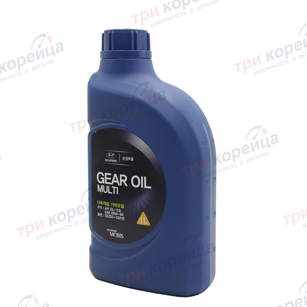 Масло трансмиссионное (мост) HND Gear Oil Multi SAE 80W-90 GL-5 (1л) HD35. Артикул 0220000110. Производитель Оригинал. Изображение №1