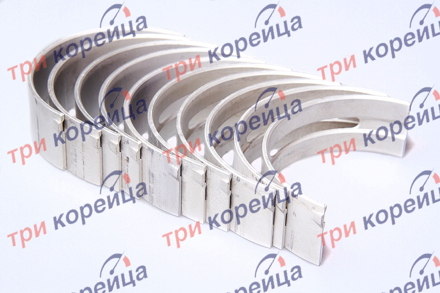 Вкладыши коренные комплект 0,50 D4AL/DB/DD HD72/78. Артикул 2102045921. Производитель KFM Корея. Изображение №1