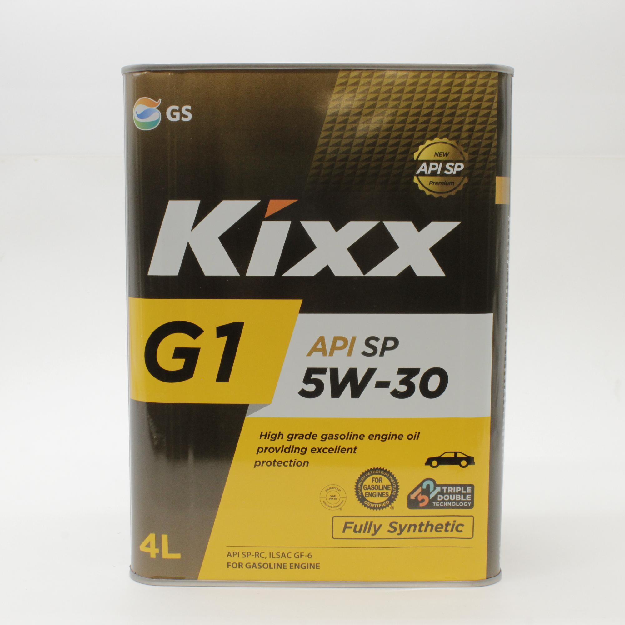 Масло моторное бензин Kixx G1 API-SP 5W-30 (4л) Accent. Артикул L215344TE1. Производитель GSoil Корея. Изображение №1