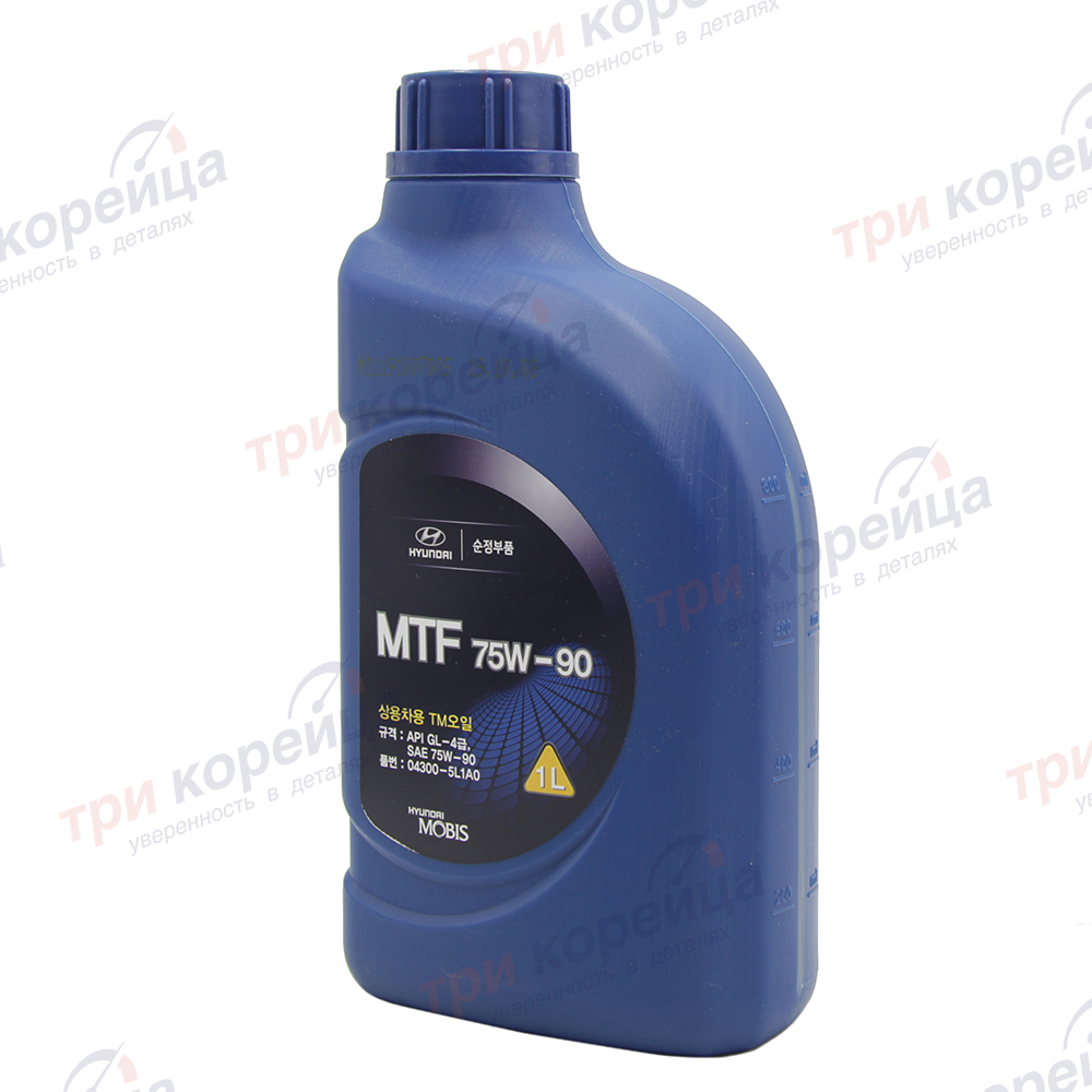 Масло трансмиссионное (КПП) HND MTF SAE 75W-90 GL-4 (1л) K2500/2700/2900. Артикул 043005L1A0. Производитель Оригинал. Изображение №1