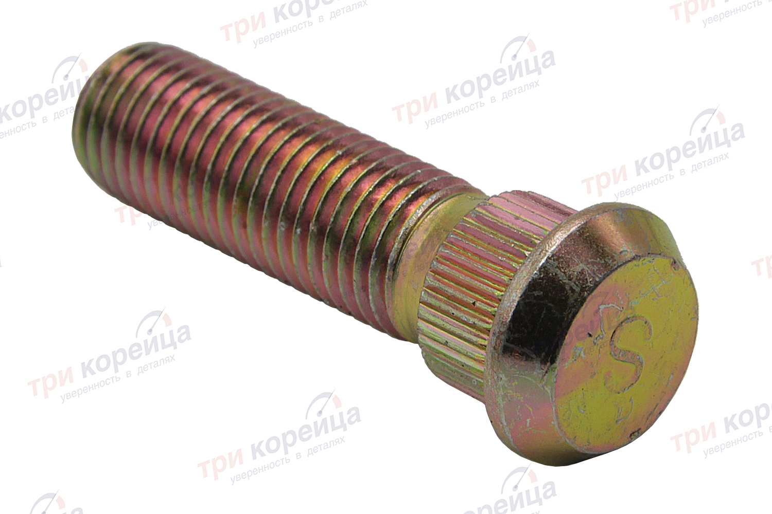 Шпилька колесная передняя Elantra I30 Tucson Santa_Fe Ceed Cerato Sportage TYB Корея 517523A000. Фото №1 в каталоге ТРИКОР.