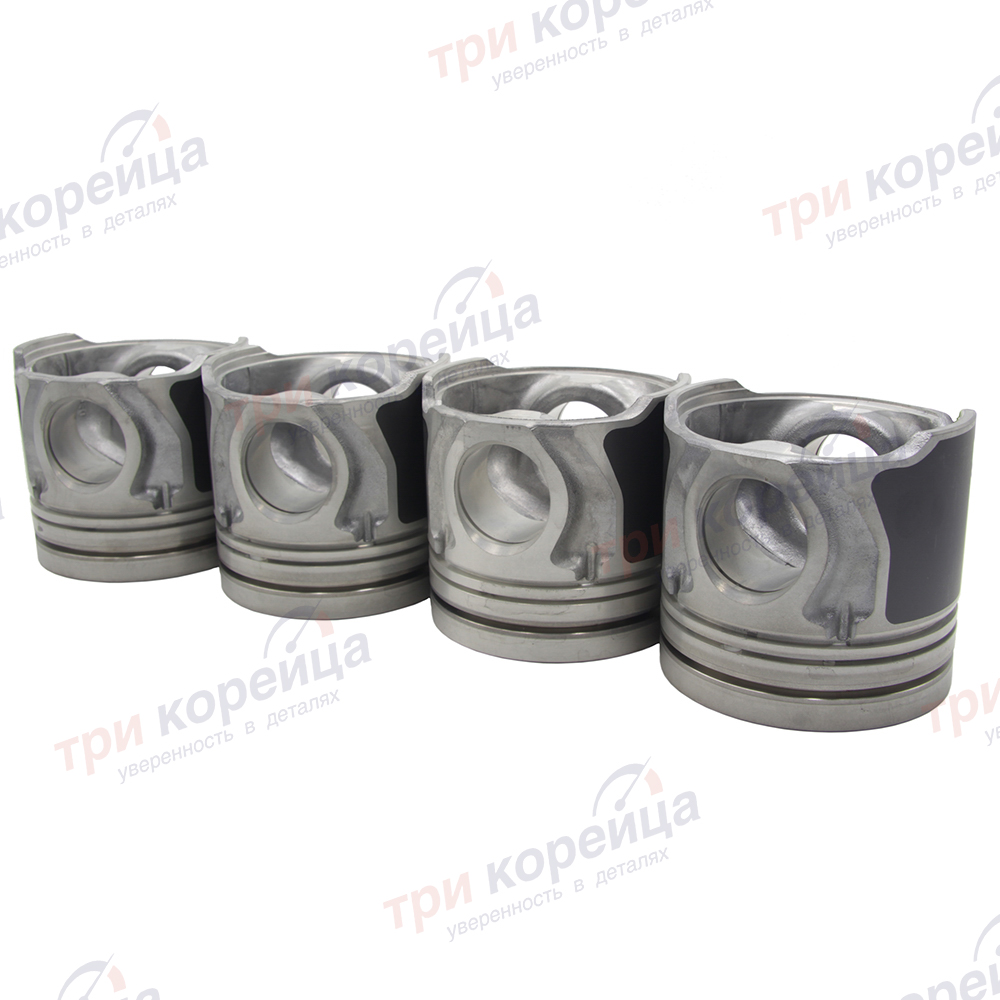 Поршень двигателя STD D4DD HD65/78/County (4шт.) HD65/72/78. Артикул 2341145500. Производитель Оригинал. Изображение №1