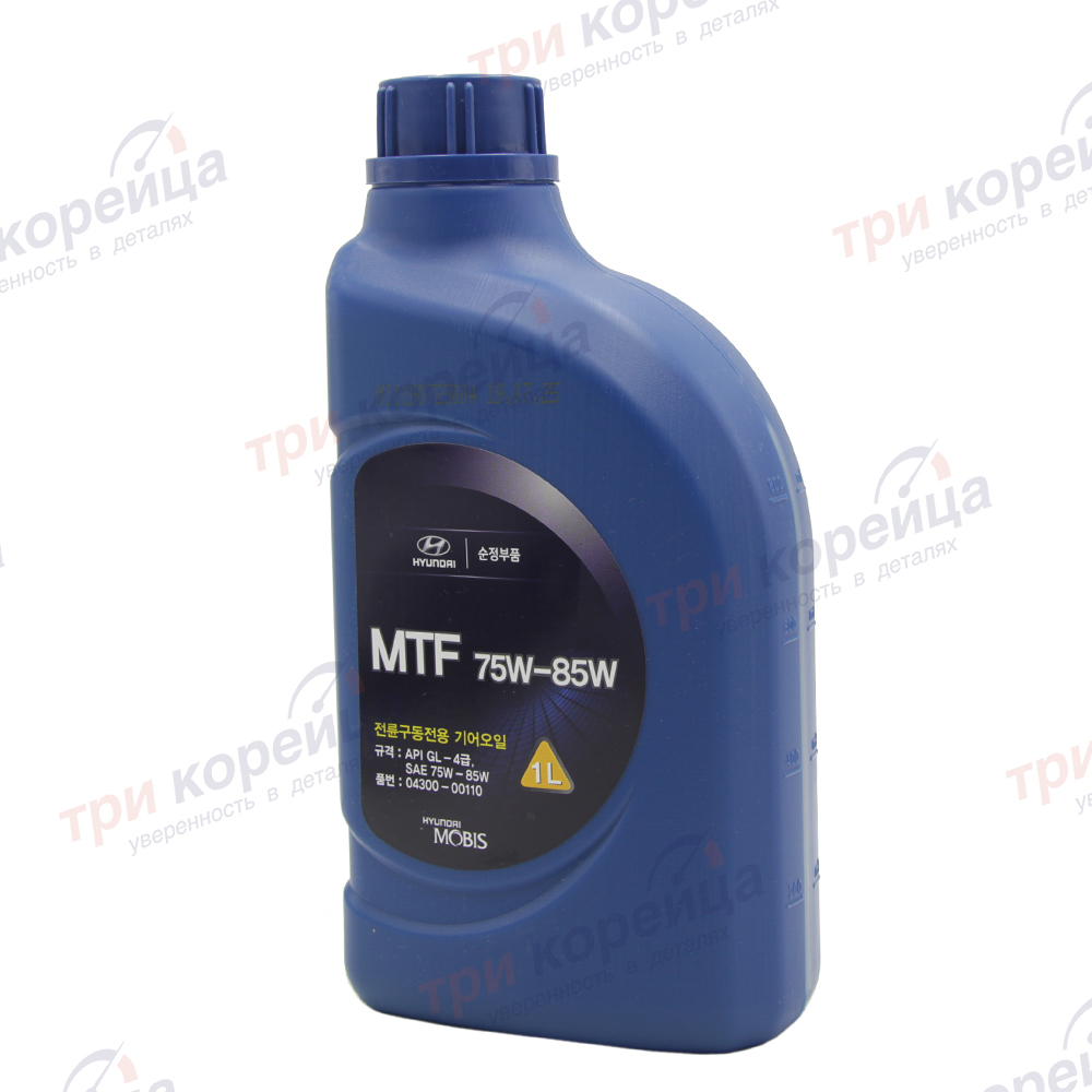 Масло трансмиссионное (КПП) HND MTF SAE 75W-85 GL-4 (1л) легковые Getz. Артикул 0430000110. Производитель Оригинал. Изображение №1