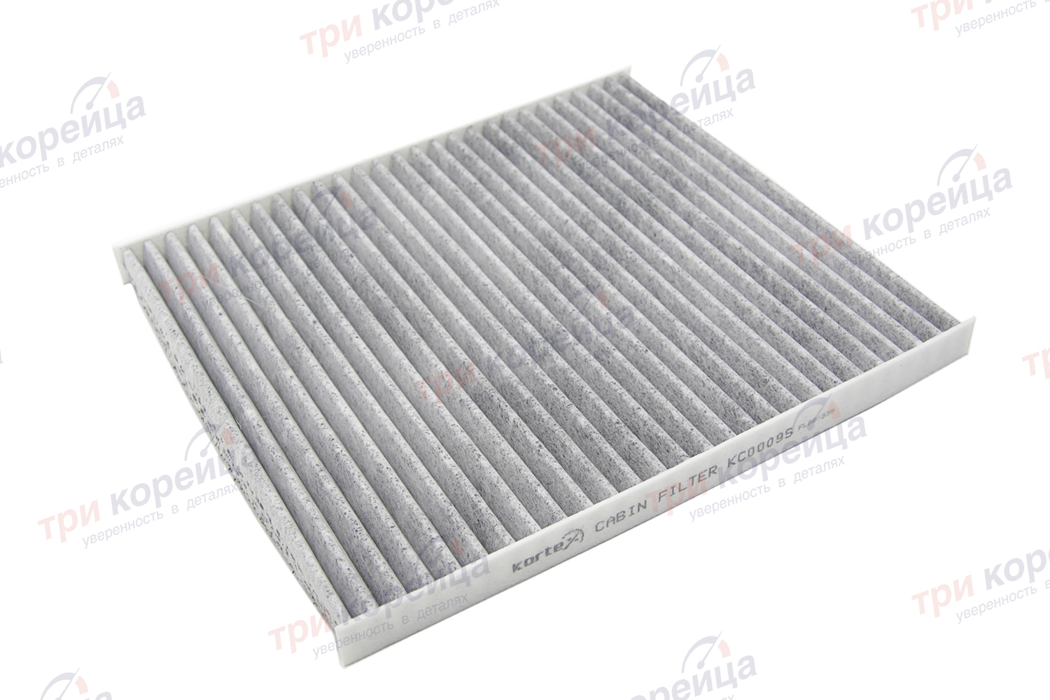 Фильтр салона (угольный) Santa_Fe Cerato Sorento# Kortex Китай KC0009S. Фото №1 в каталоге ТРИКОР.