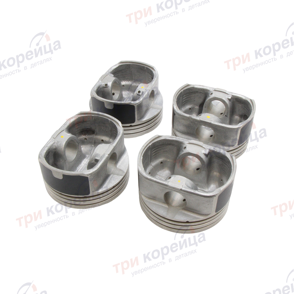 Поршень с пальцем (к-кт 4шт.) 0,50 G4FС 1.6 Rio. Артикул 230412B320-1. Производитель Teikin Индонезия. Изображение №1