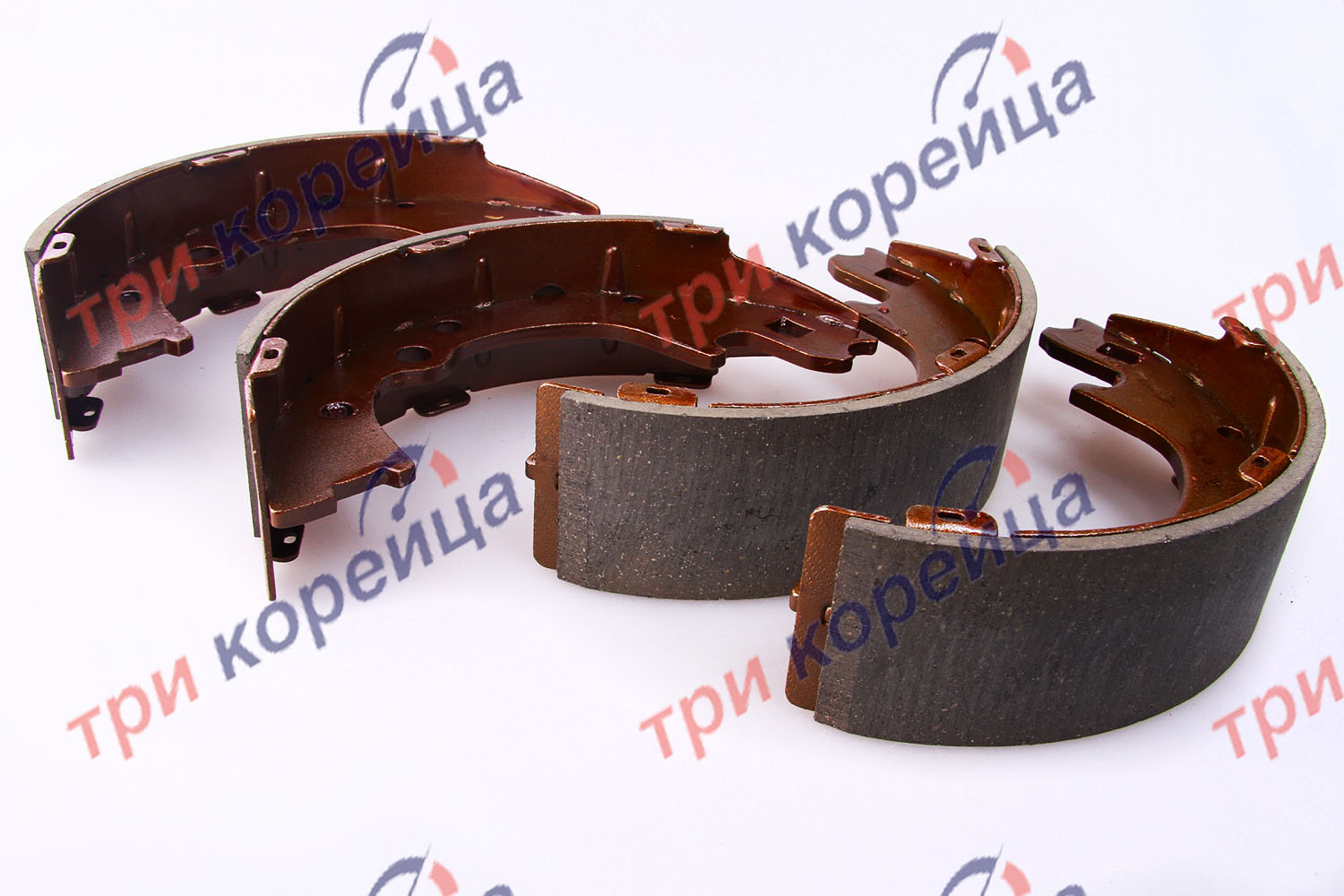 Колодки тормозные задние барабанные (к-кт. 4шт.) K2500 HSB Корея HS1011. Фото №1 в каталоге ТРИКОР.