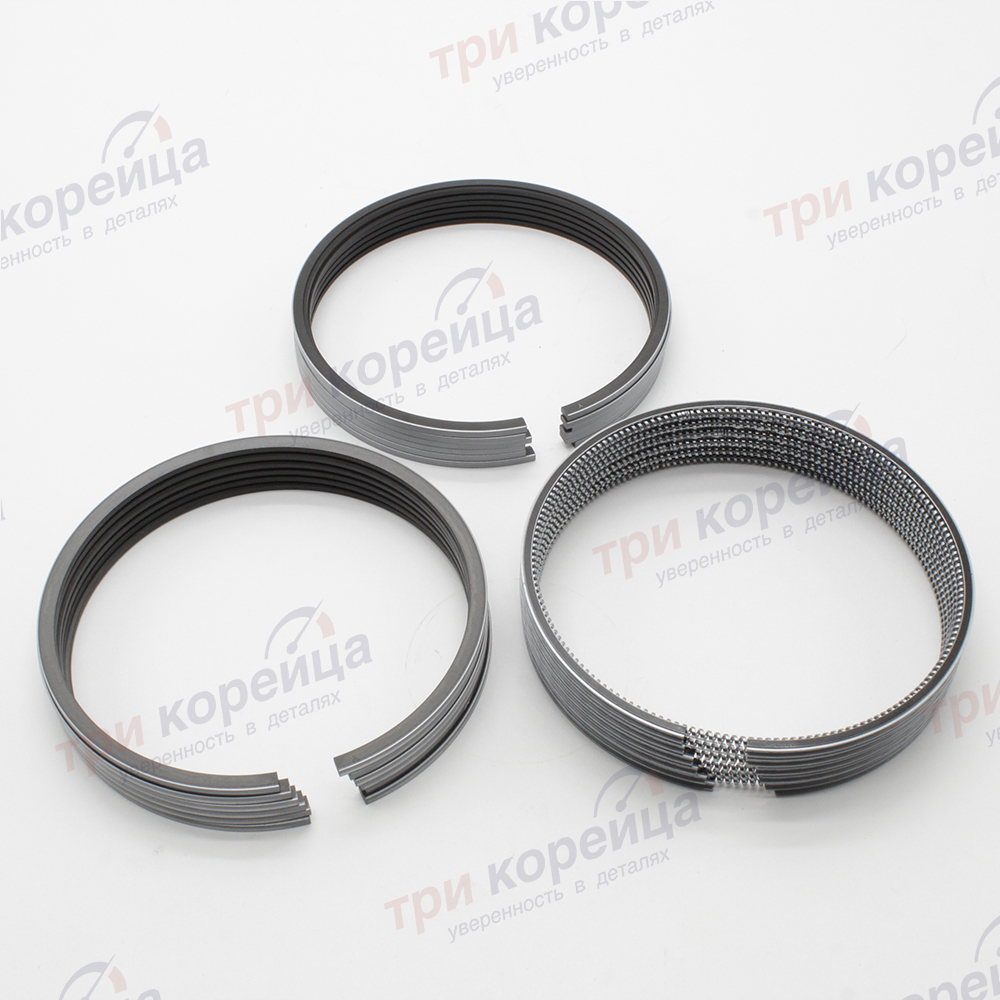 Кольца поршневые (к-кт на 6 поршней) STD D6DA HD120. Артикул K0BR111SC0. Производитель YPR Корея. Изображение №1