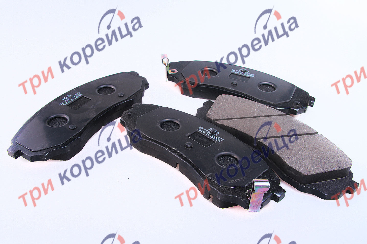 Колодки тормозные передние 140мм. (к-кт. 4шт.) 2.5 Bongo3. Артикул SP1176. Производитель Sangsin Brake Корея. Изображение №1