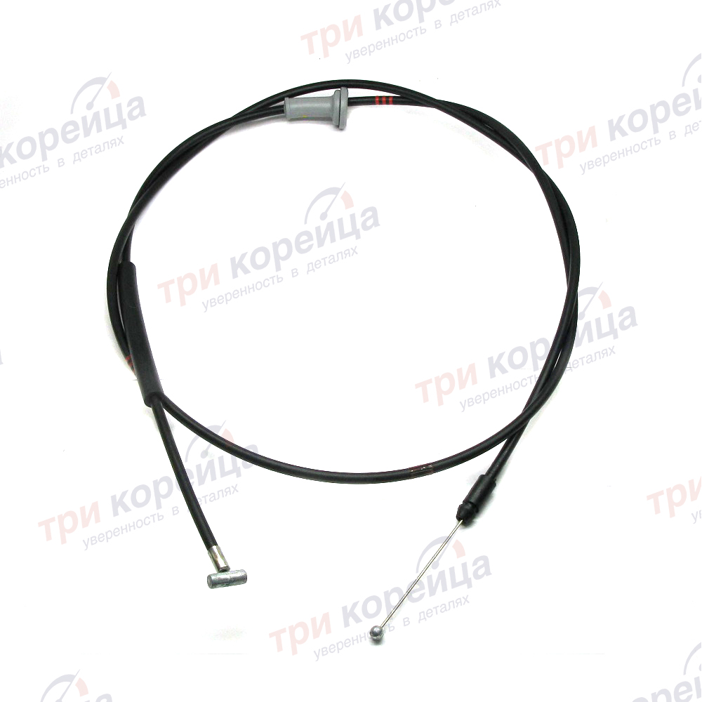 Трос замка капота (со стороны рукоятки) Solaris # Amd Корея AMD.RP77. Фото №1 в каталоге ТРИКОР.