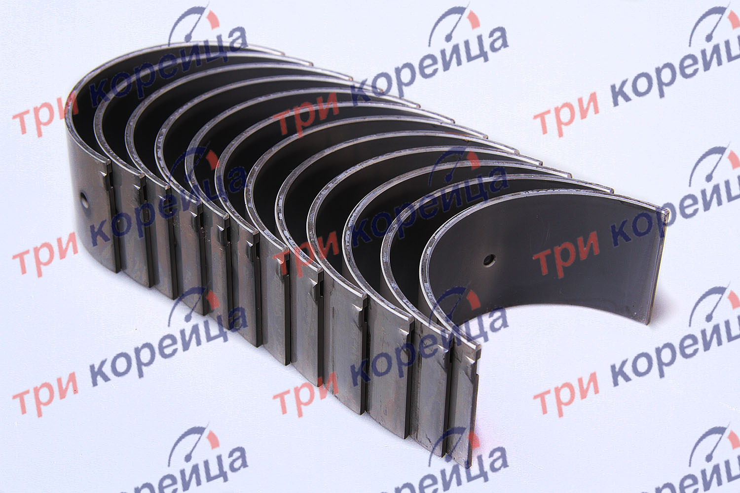 Вкладыши шатунные комплект STD (ком-кт на 6 шатунов) D6DA HD120. Артикул K0BR111SE0. Производитель KFM Корея. Изображение №1