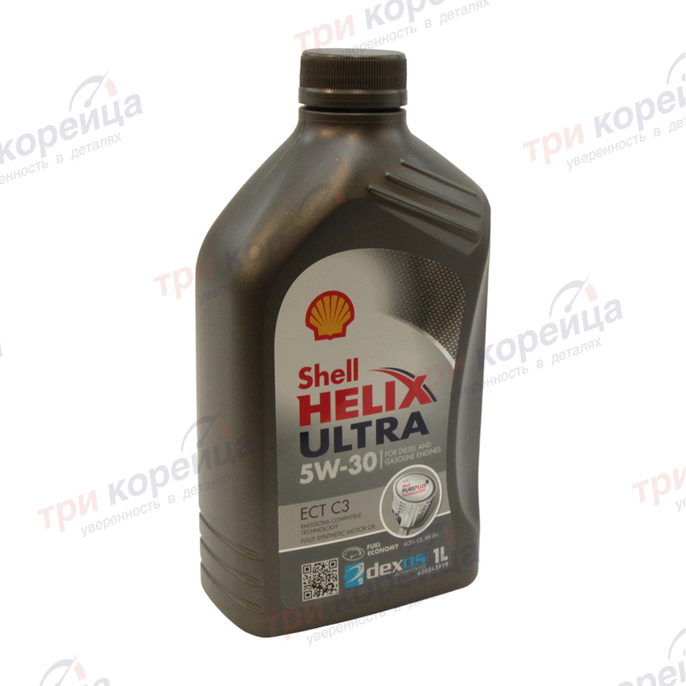 Масло моторное SHELL HELIX ULTRA ECT C3 5W-30 (1л) Shell Нидерланды 550052649. Фото №1 в каталоге ТРИКОР.