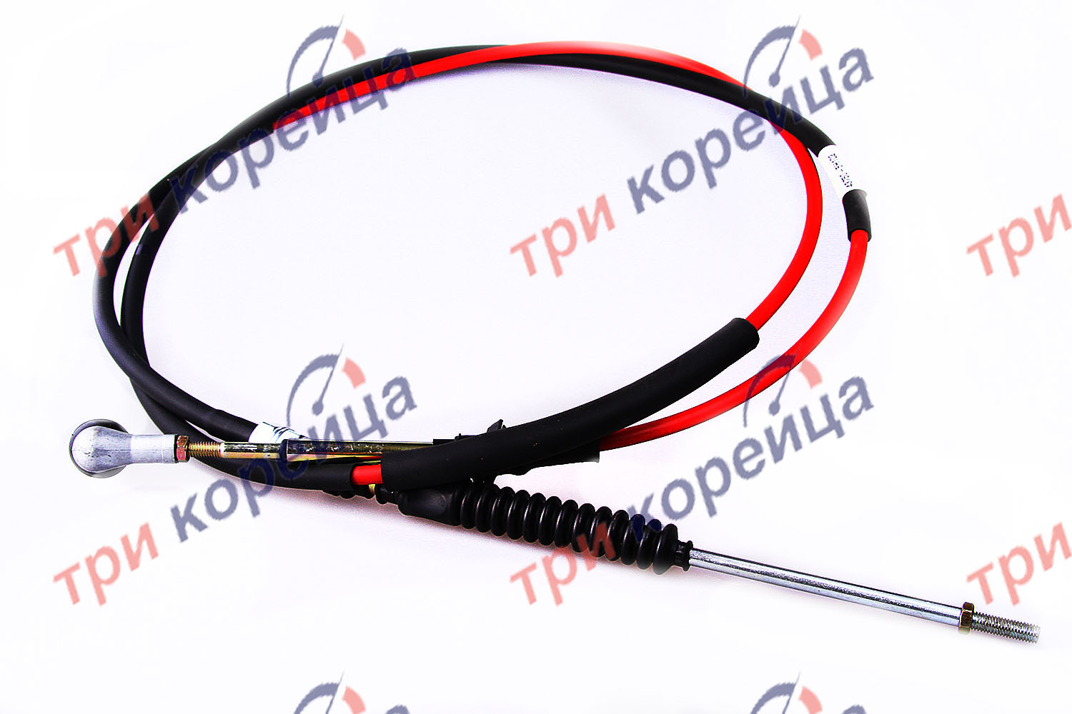 Трос выбора передач (красный) M035S5 D4DD HD65/78. Артикул 437505K100. Производитель Оригинал. Изображение №1