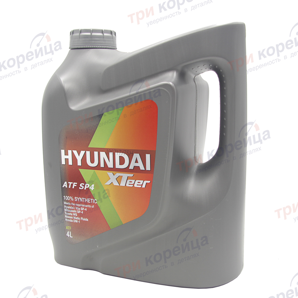 Жидкость гидравлическая (красная) HND XTeer ATF SP-IV (4л.) Solaris. Артикул 1041017. Производитель XTeer Корея. Изображение №1