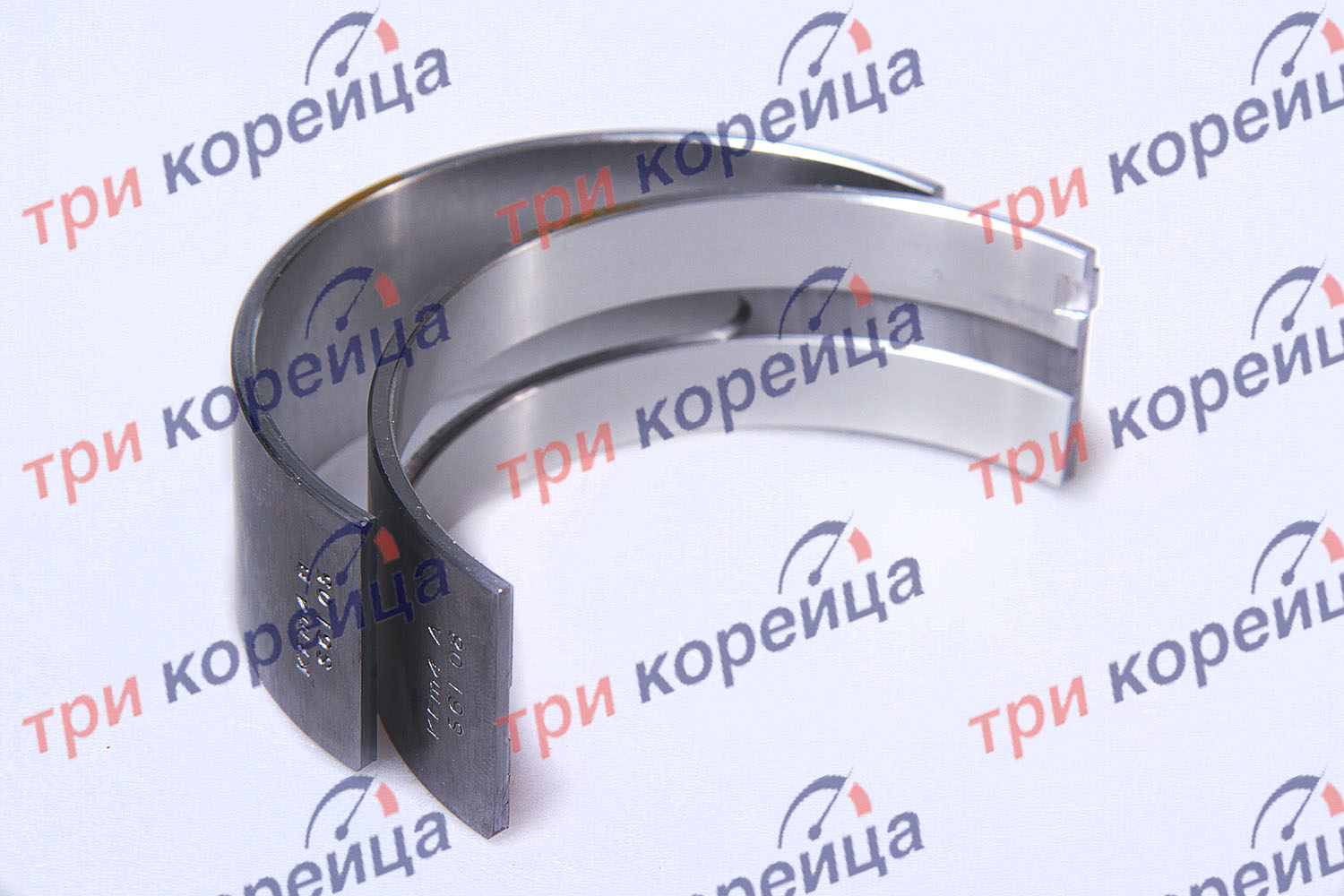 Вкладыши 2.5TD D4CB коренные на 1 шейку YELLOW блок-В к/в-А, блок-А к/в-В KFM Корея 210204A933. Фото №1 в каталоге ТРИКОР.