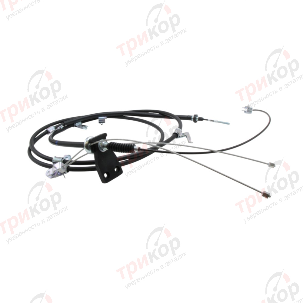 Трос стояночного тормоза Hyundai Porter H100 +++ PartsMall Корея PTA728. Фото №1 в каталоге ТРИКОР.