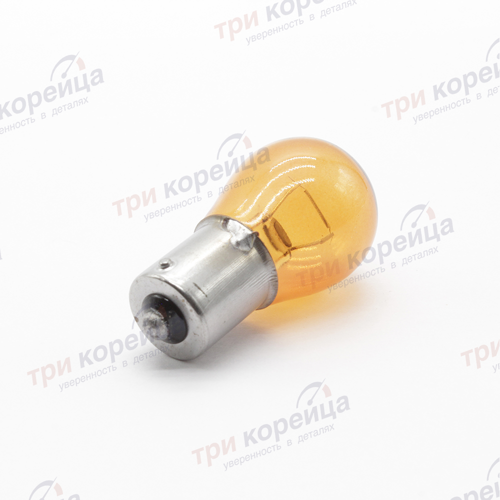 Лампа одноконтактная 12V21W указателя поворота (оранжевая) Solaris. Артикул 1864227007N. Производитель Lynx Япония. Изображение №1