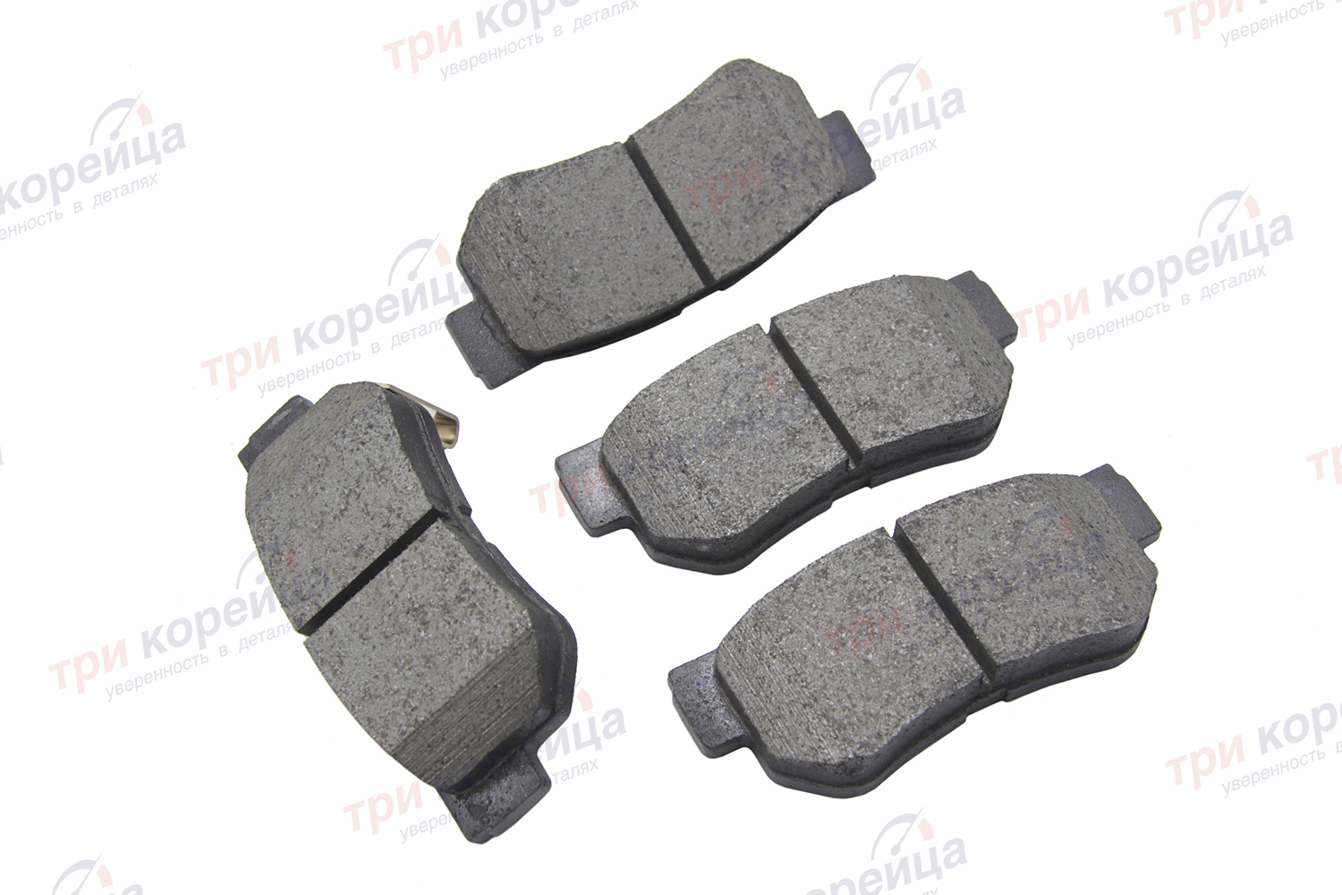 Колодки тормозные задние дисковые Getz Elantra Sonata Santa_Fe Tucson Matrix Sprtage Optima HSB Корея HP0008. Фото №1 в каталоге ТРИКОР.