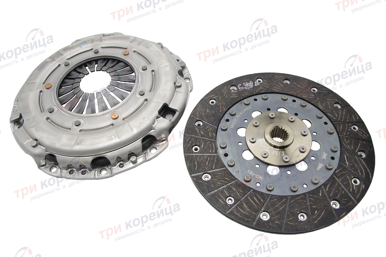 Комплект сцепления (без выжимного) I40 IX35 Sonata Tucson Optima Sportage Valeo Корея 828470. Фото №1 в каталоге ТРИКОР.