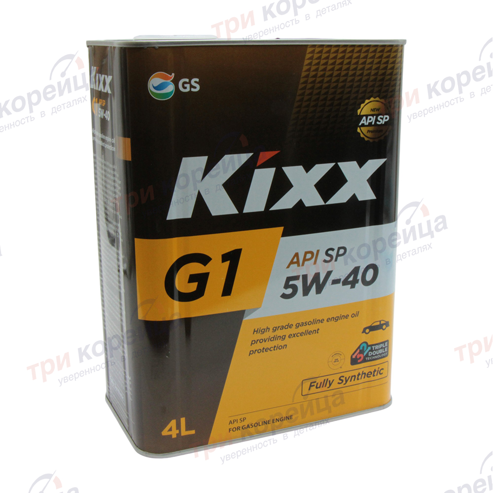 Масло моторное бензин Kixx G1/GX7 API-SP 5W-40 (4л) GSoil Корея L215444TE1, L215444TR1. Фото №1 в каталоге ТРИКОР.