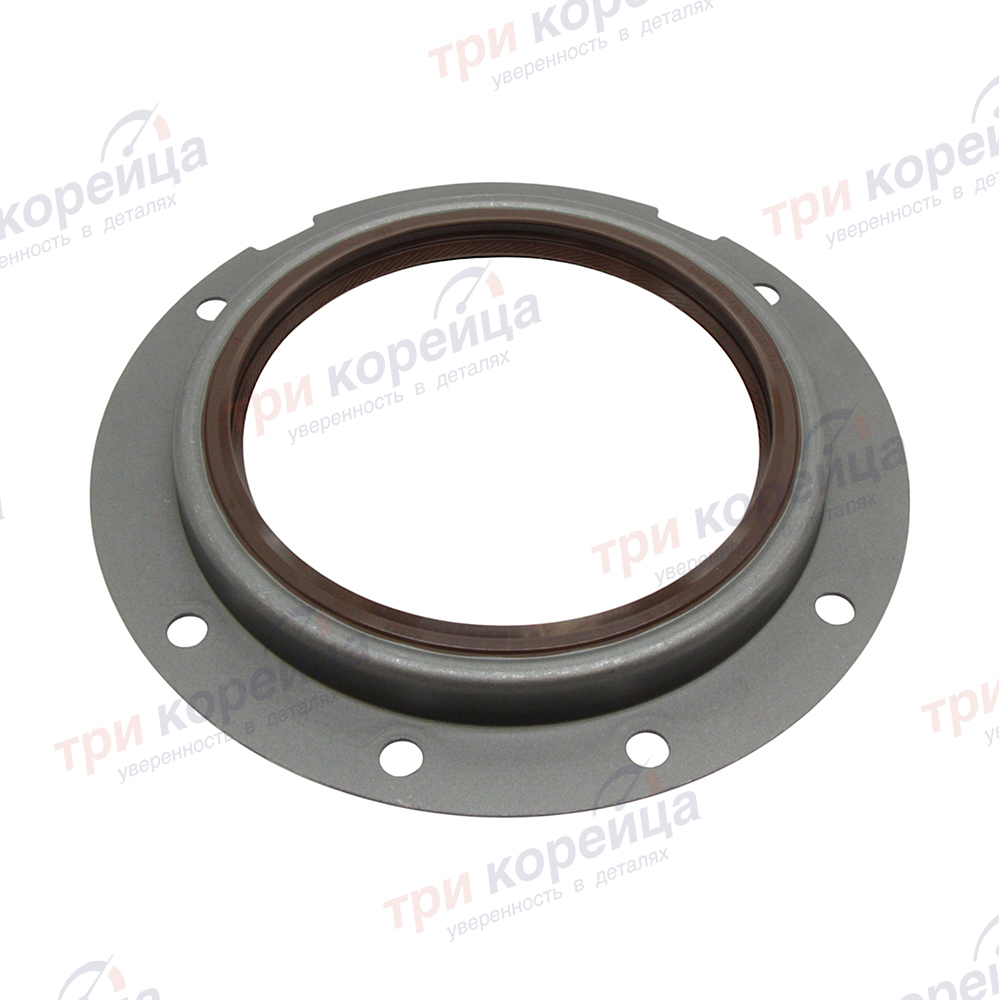 Сальник коленвала задний (100х124х13) (с пружинкой) D4AL DB DD HD72 65 78 County Kos Корея KOS034 , 2112941010. Фото №1 в каталоге ТРИКОР.