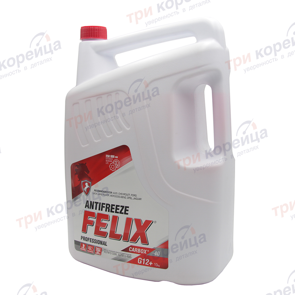 Антифриз FELIX Carbox G-12 красный -40 (карбоксилатный) 10кг.. Артикул 430206020. Производитель Felix Россия. Изображение №1