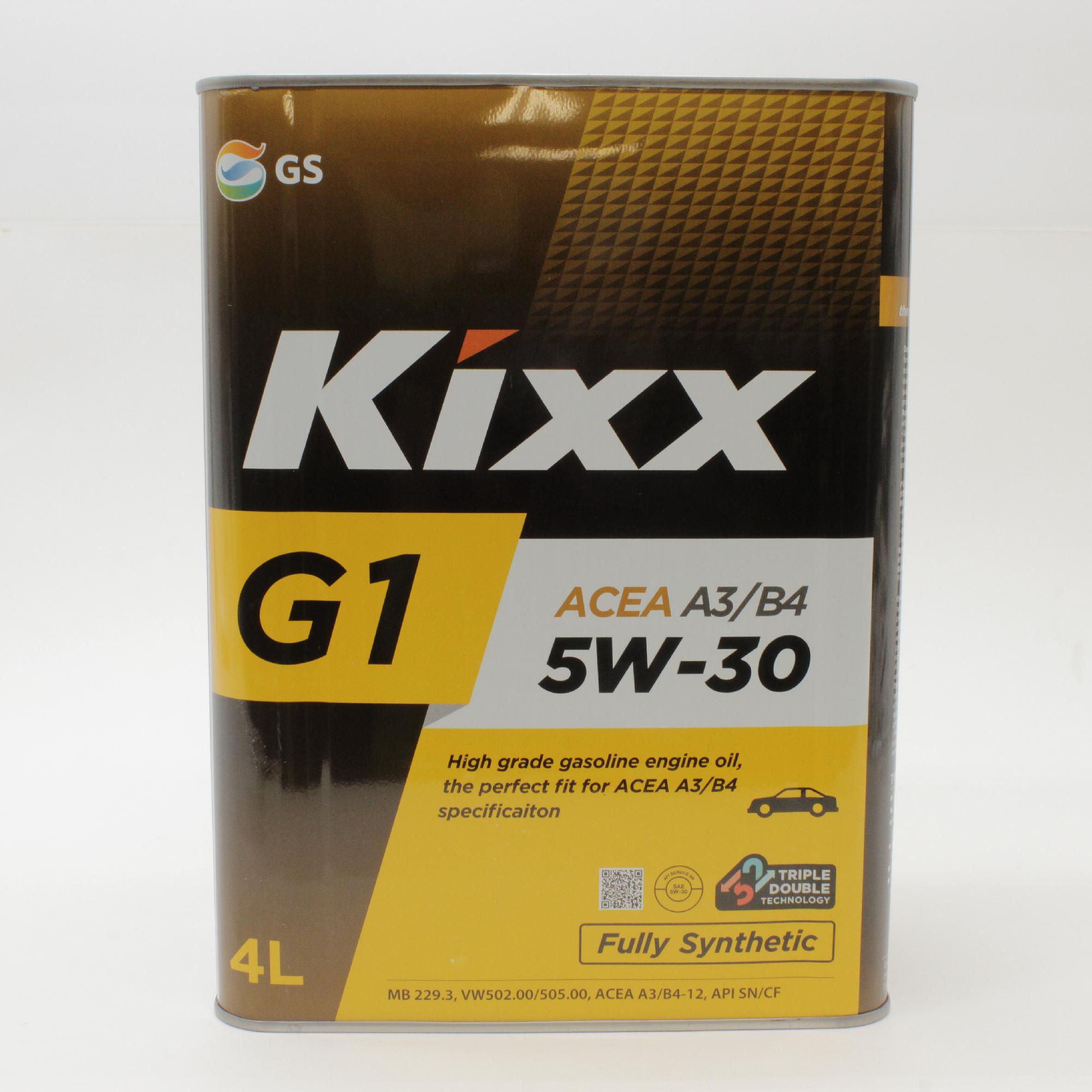 Масло моторное бензин Kixx G1 A3/B4 5W-30 (4л). Артикул L531044TE1. Производитель GSoil Корея. Изображение №1