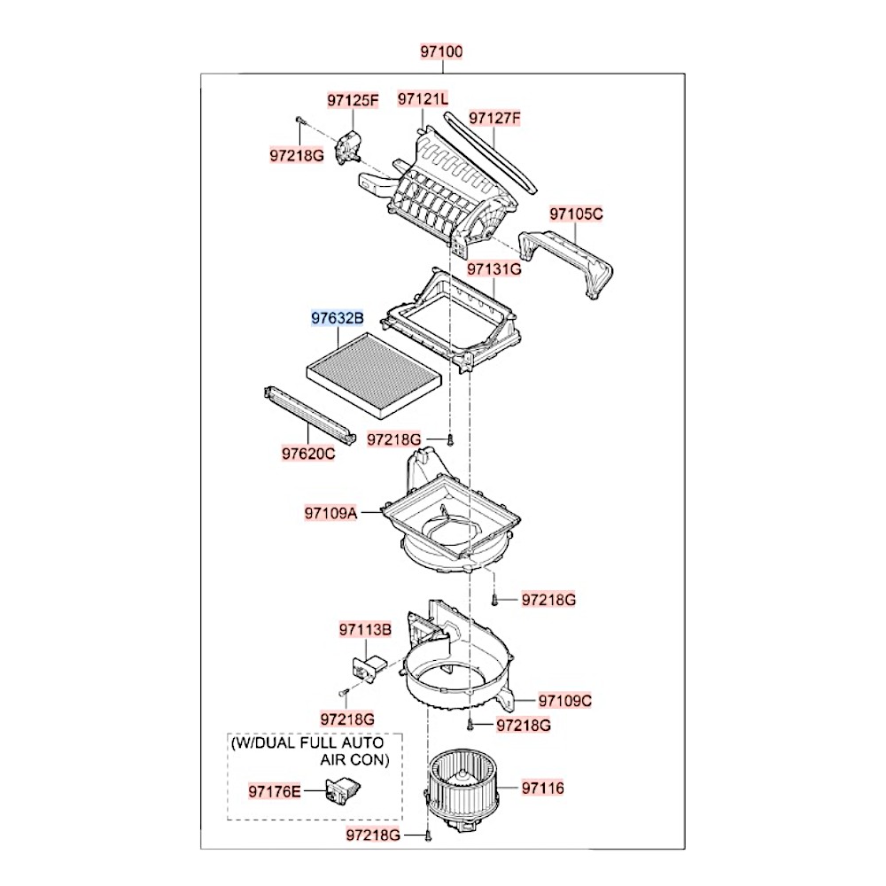Фильтр салона (Угольный) -15-20 VIN Elantra I30 Tucson Ceed Cerato Sportage! Amd Корея AMDFC32C. Фото №1 в каталоге ТРИКОР.